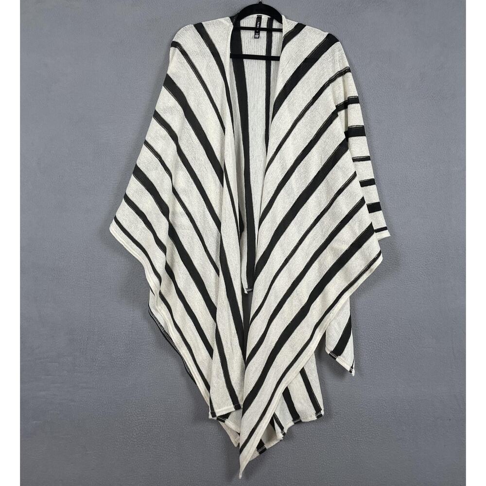 Torrid Poncho Sweater Womens One Size Striped Open Front Lightweight Layering